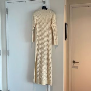 Line & Dot Cream Sweater Dress